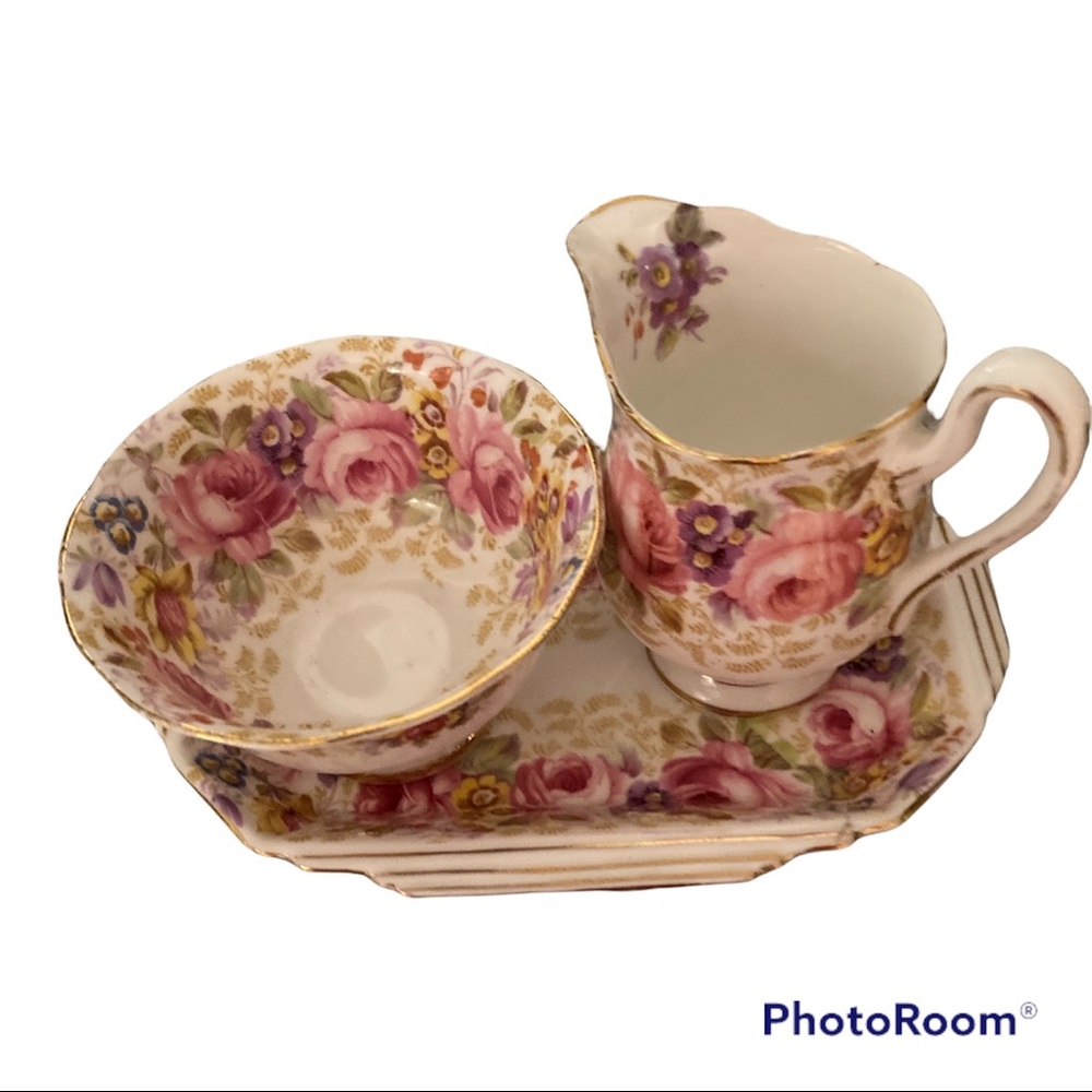 Royal Albert Serena Bone China Sugar and Cream Set (3)
